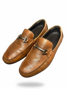 Cole Haan Grand Laser Bit British Tan Driving Loafers Size 11